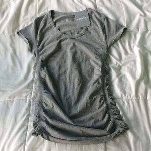 Athleta grey workout shirt